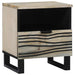 Nattbordskap Hvit 40 x 33 x 46 cm Konstruert tre