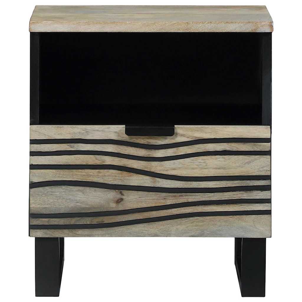 Nattbordskap Hvit 40 x 33 x 46 cm Konstruert tre