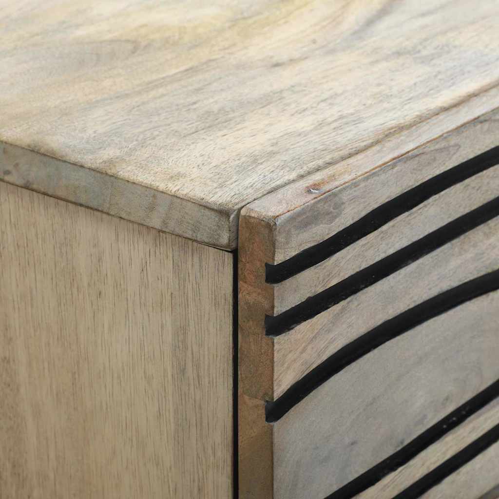 Nattbordskap Hvit 50 x 33 x 60 cm Konstruert tre