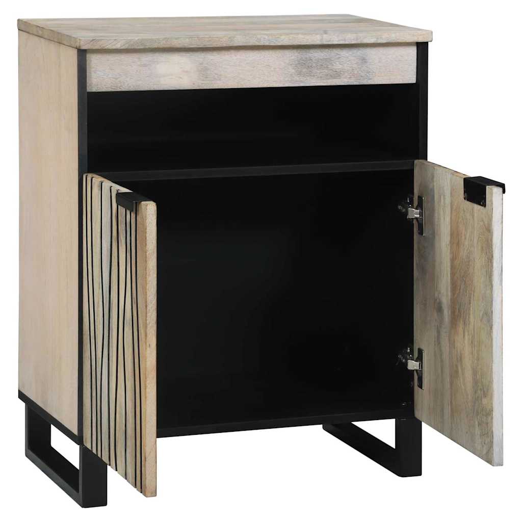 Medieoppbevaringsskap og -hyller Hvit og svart 60 x 33 x 75 cm