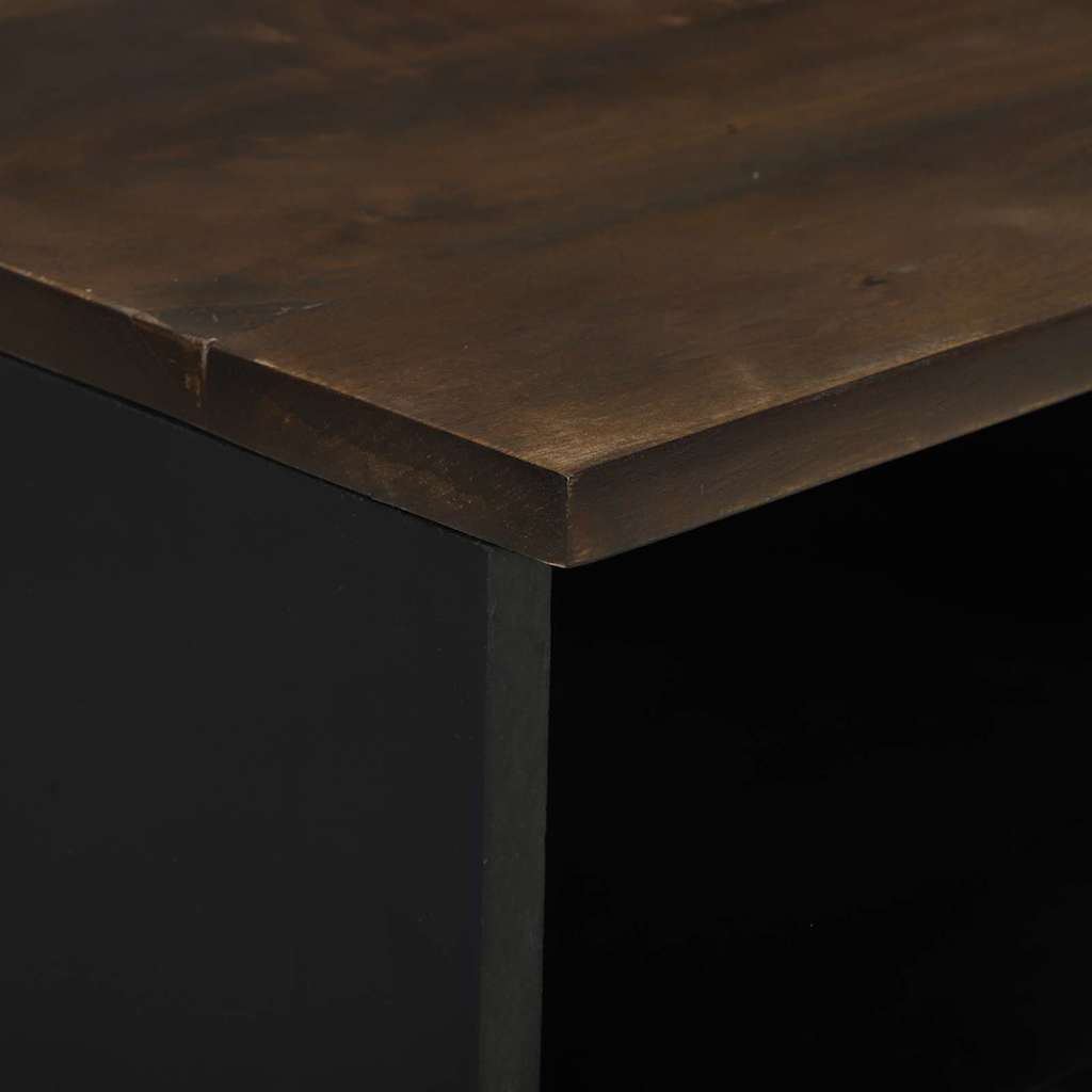 Nattbordskap med skuff Valnøtt 40 x 33 x 46 cm heltre mango