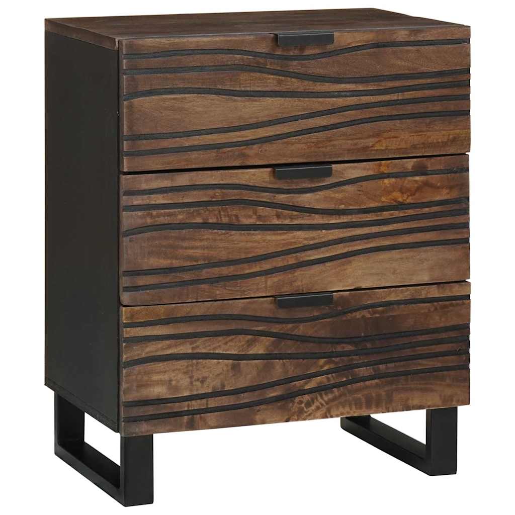 Nattbordskap Valnøtt 50 x 33 x 62 cm Konstruert tre