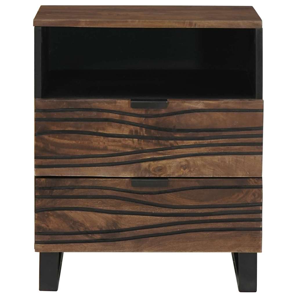 Nattbordskap Valnøtt 50 x 33 x 62 cm Konstruert tre