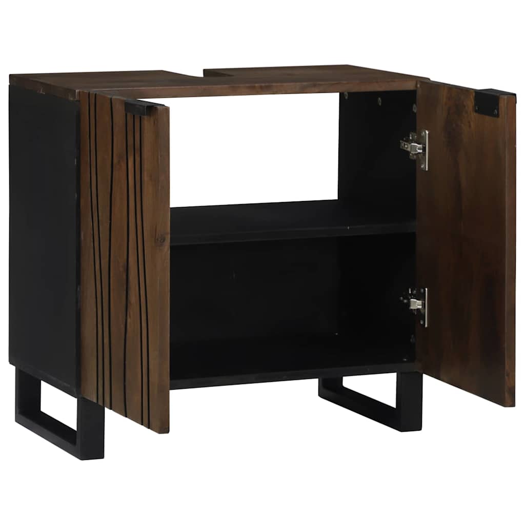 Baderomsvaskeskap Valnøtt 62 x 33 x 58 cm Konstruert tre