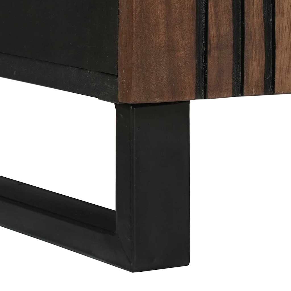 Skap med skuff Brun 60 x 33 x 75 cm heltre mango