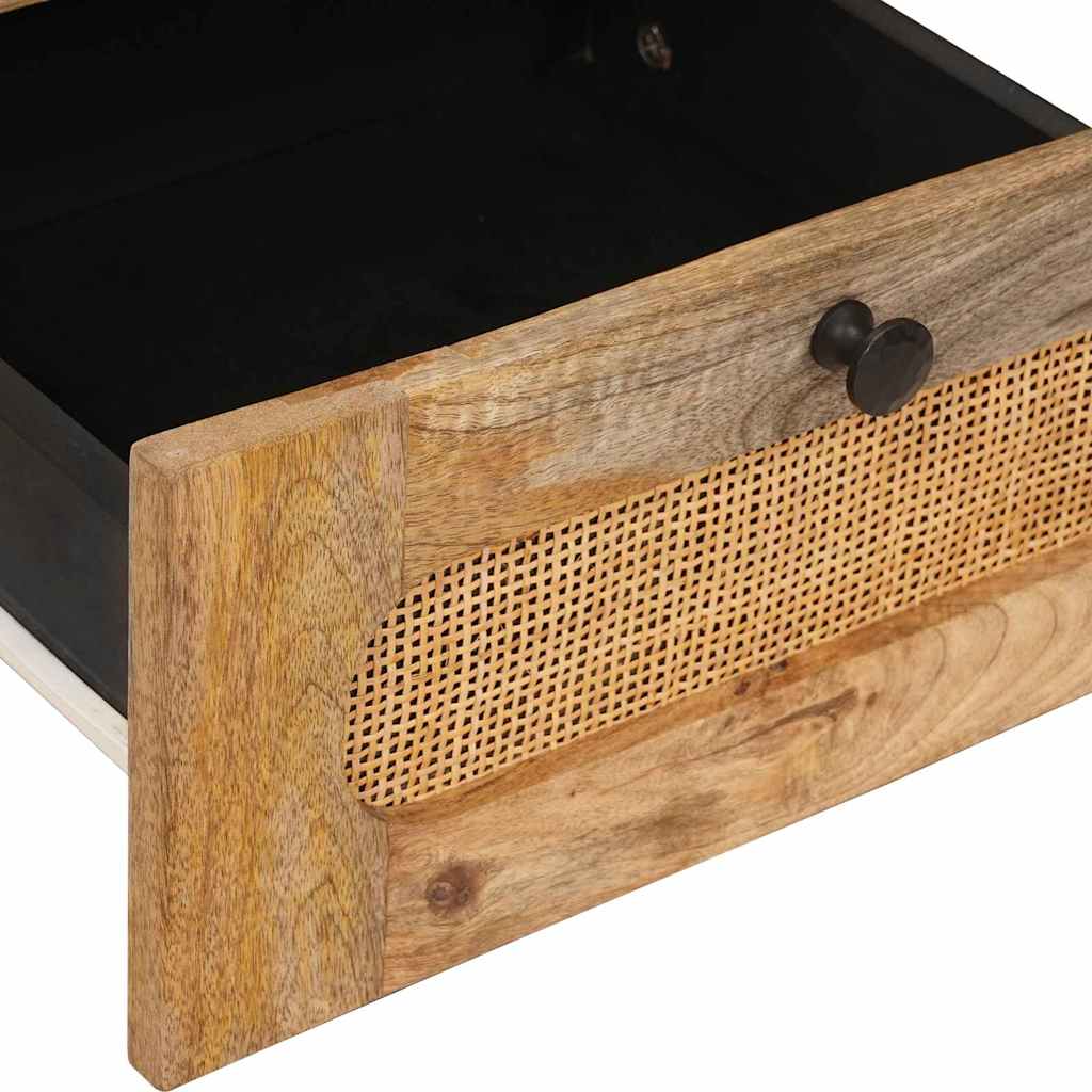 Nattbordskap Naturlig 40 x 33 x 46 cm Massiv mango tre