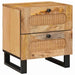 Nattbordskap Naturlig 40 x 33 x 46 cm Massiv mango tre