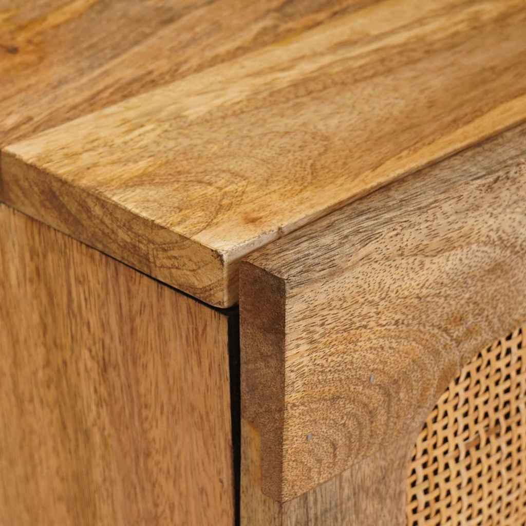 TV-skap med hylle Brun 105 x 33 x 46 cm Massiv mango tre