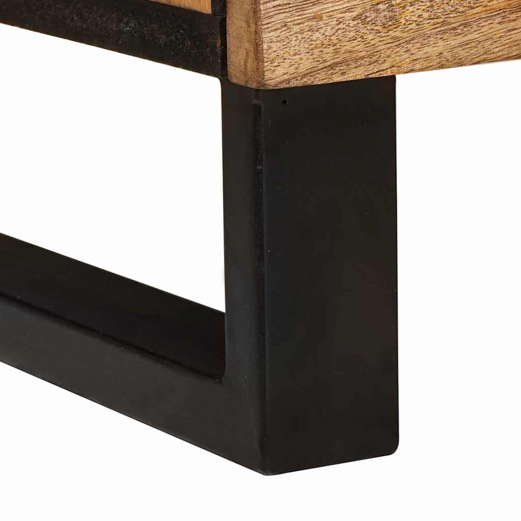 TV-skap med hylle Brun 105 x 33 x 46 cm Massiv mango tre