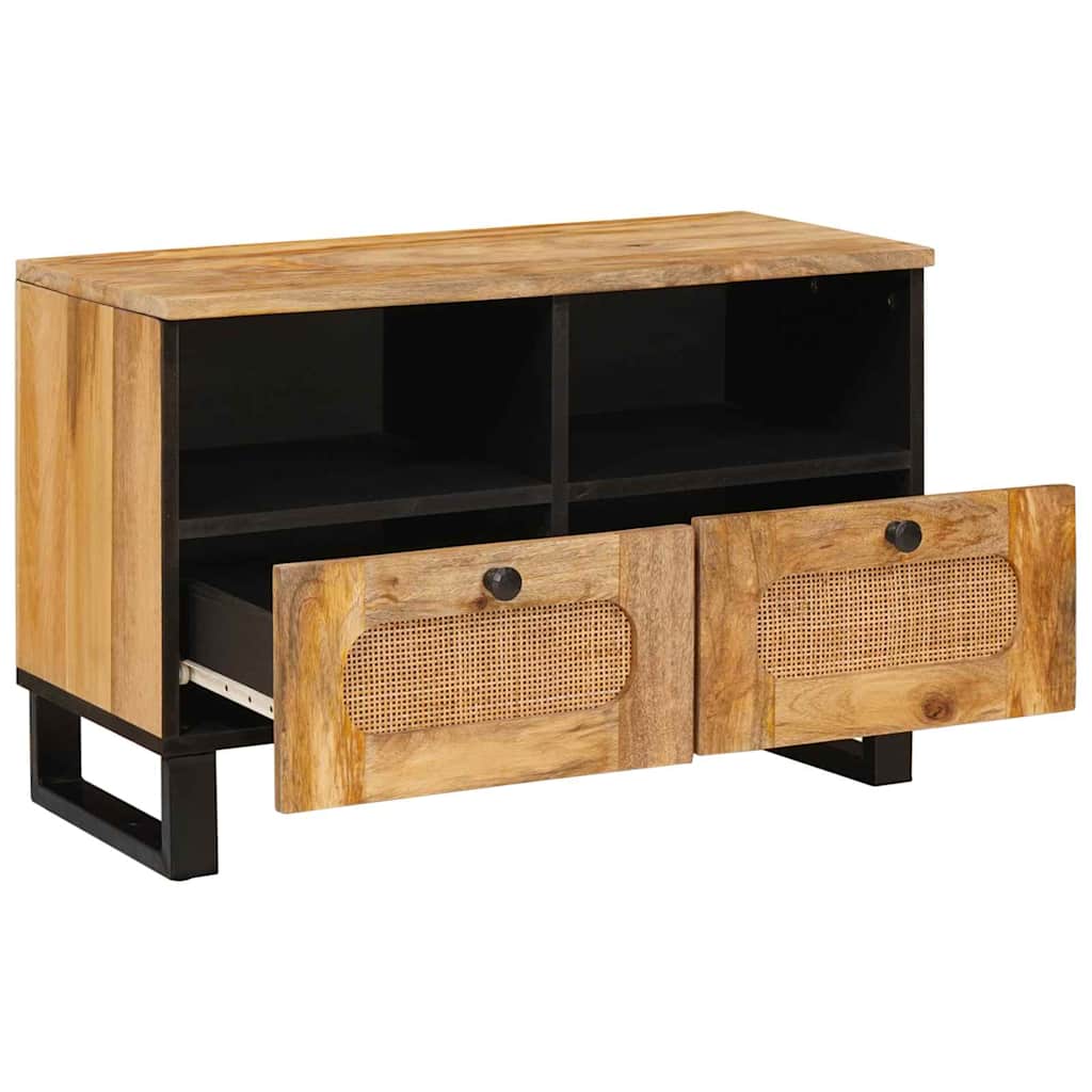 TV-skap med skuff Brun 70 x 33 x 46 cm Massiv mango tre