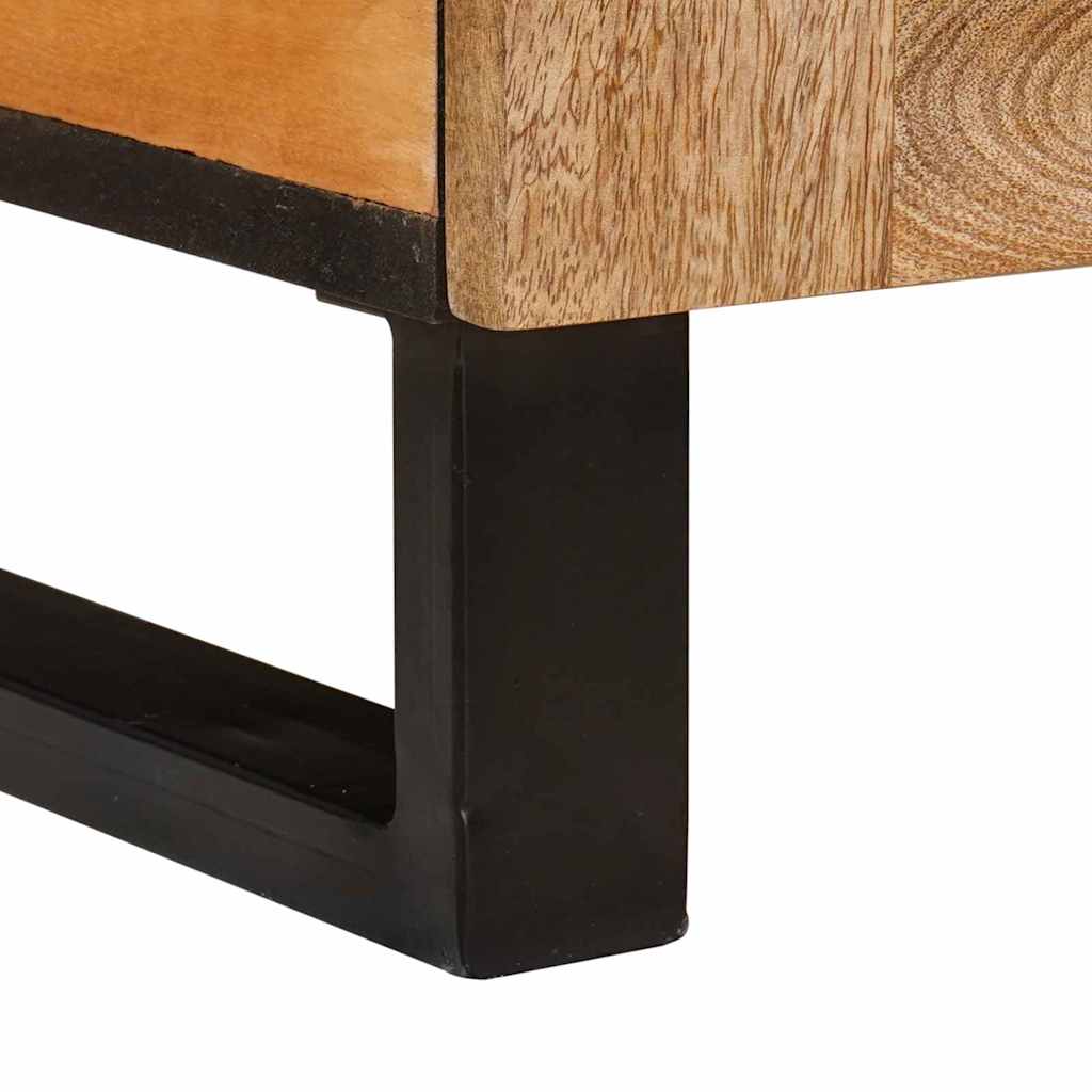 Kaffebord Naturlig 80 x 50 x 40 cm Massiv mango tre