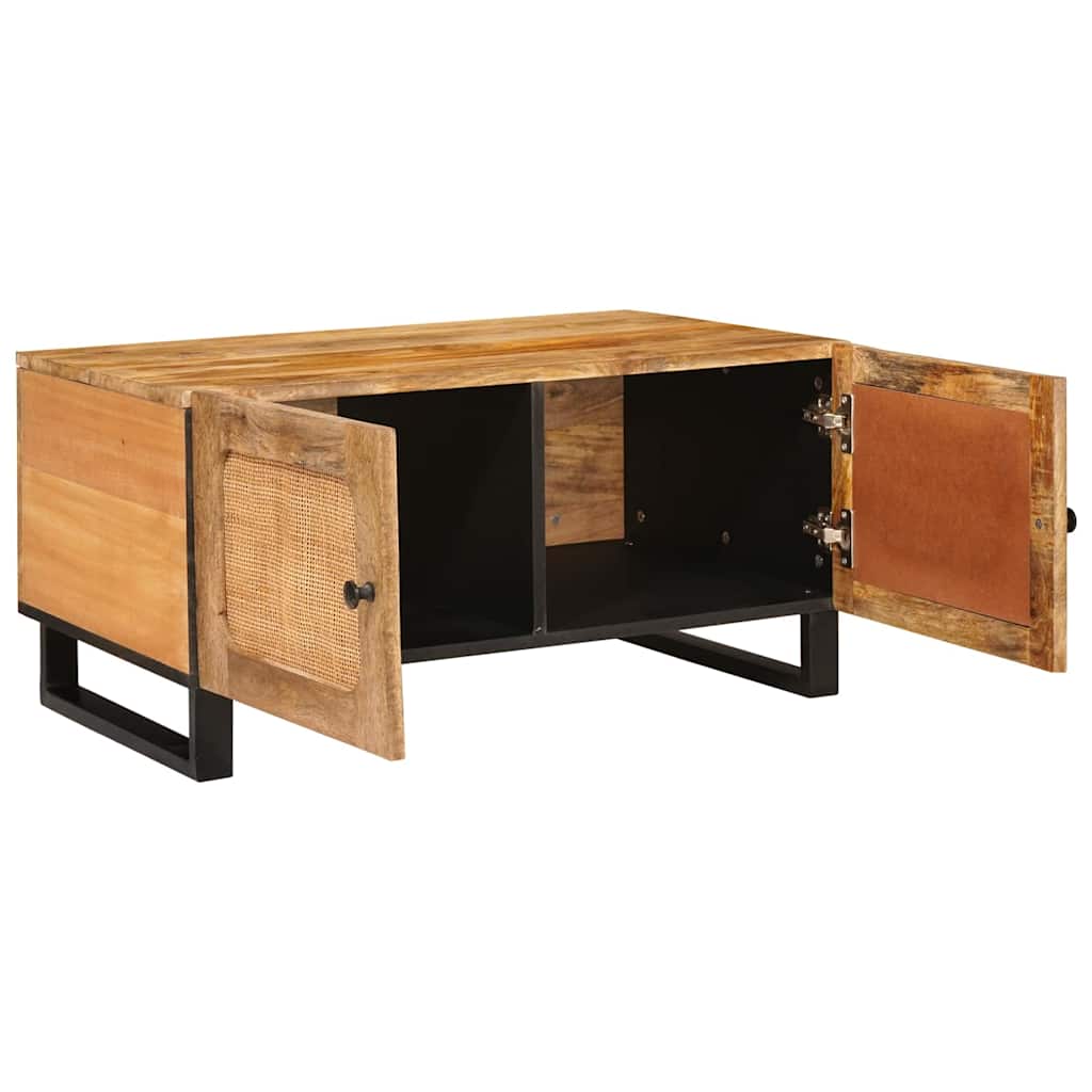 Kaffebord Naturlig 80 x 50 x 40 cm Massiv mango tre
