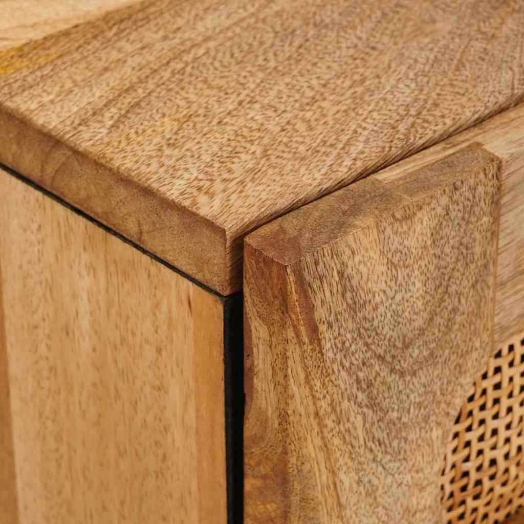 Nattbordskap Naturlig 50 x 33 x 60 cm Massiv mango tre