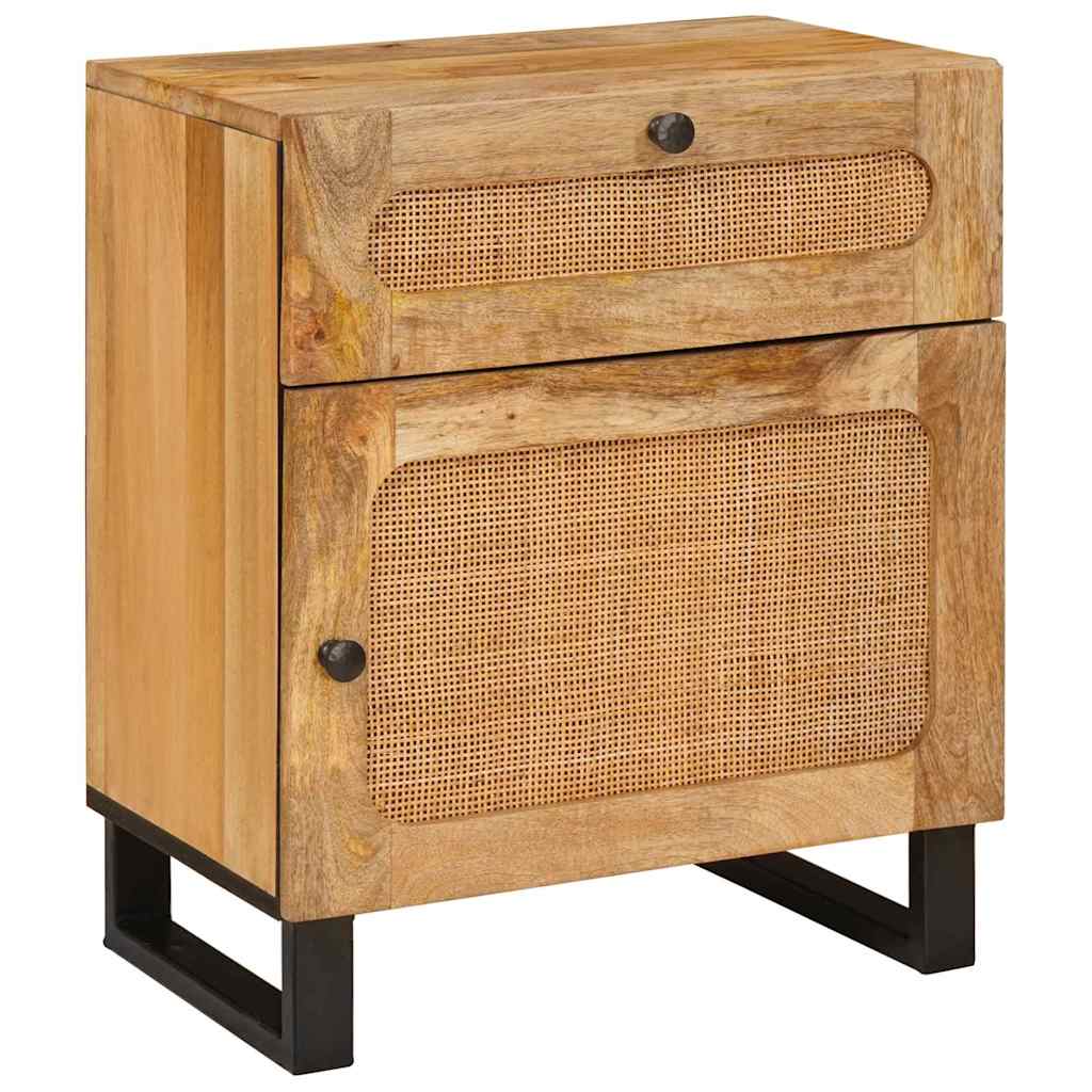 Nattbordskap Naturlig 50 x 33 x 60 cm Massiv mango tre