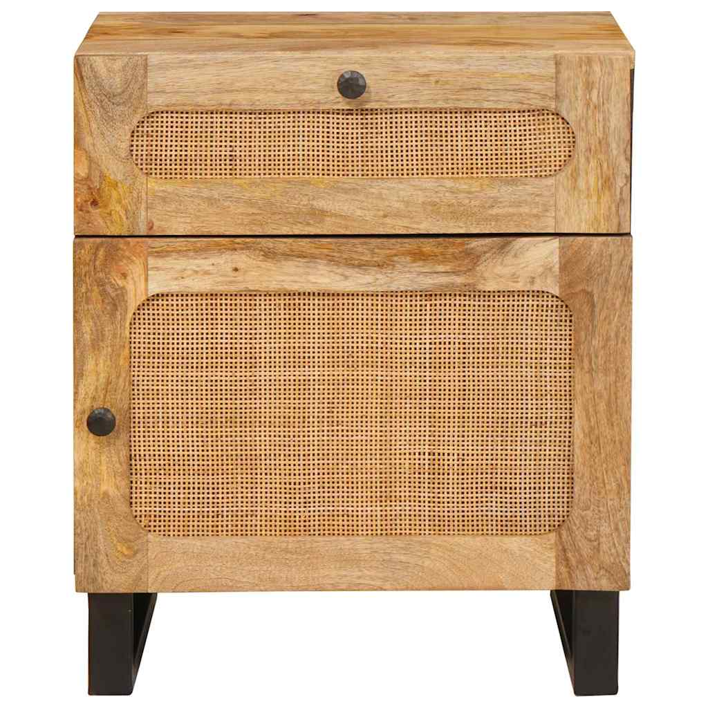Nattbordskap Naturlig 50 x 33 x 60 cm Massiv mango tre