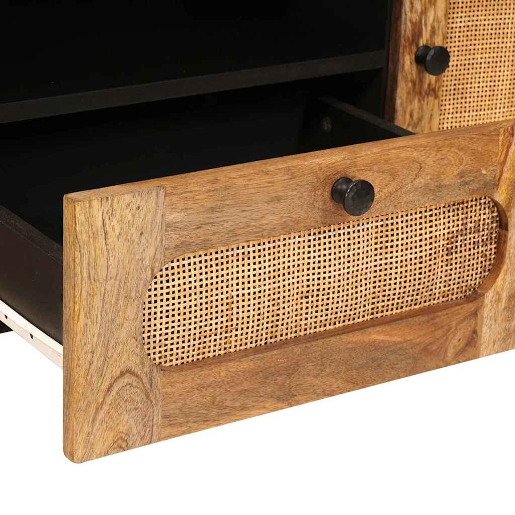 TV-skap med skuff Brun 105 x 33 x 46 cm Massiv mango tre