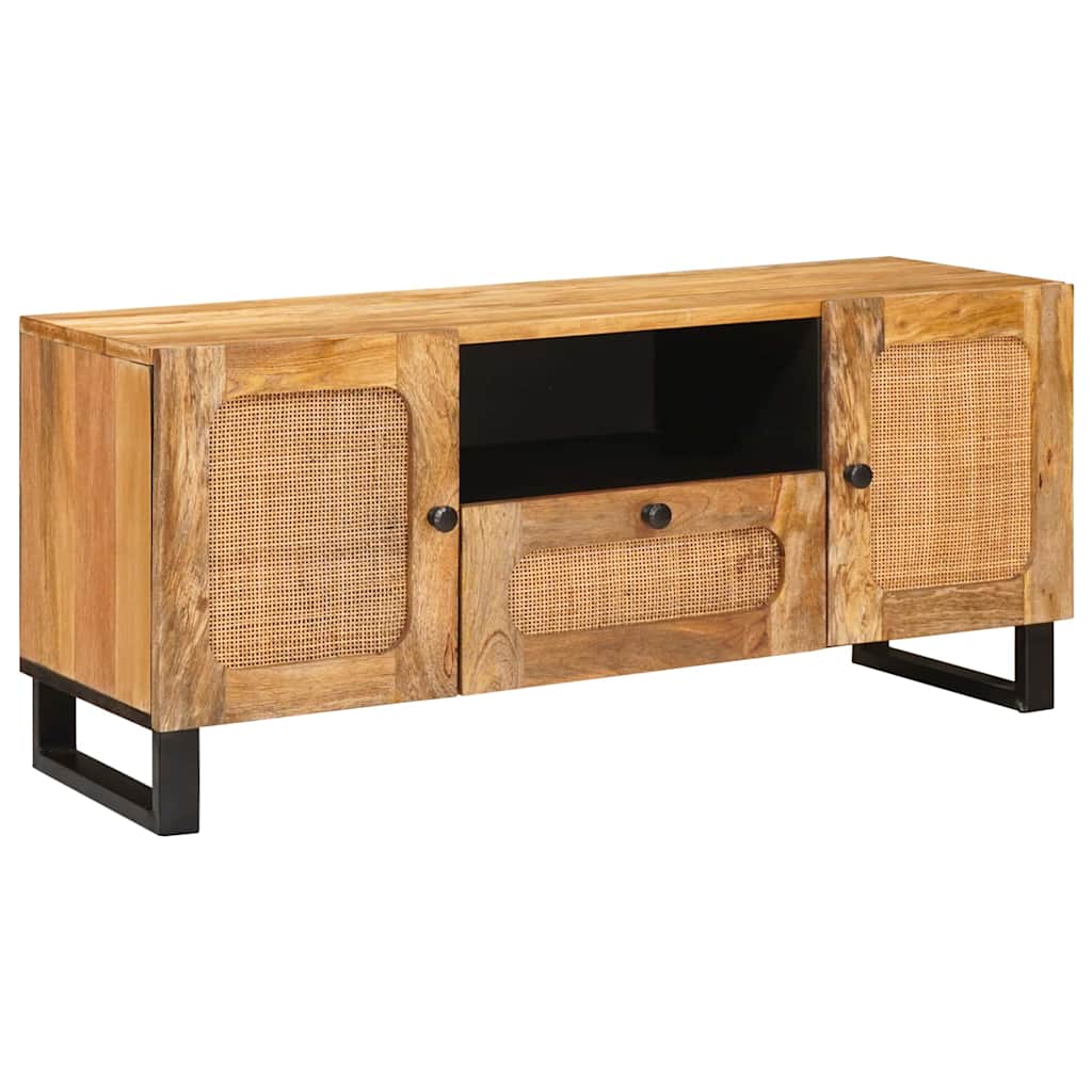 TV-skap med skuff Brun 105 x 33 x 46 cm Massiv mango tre