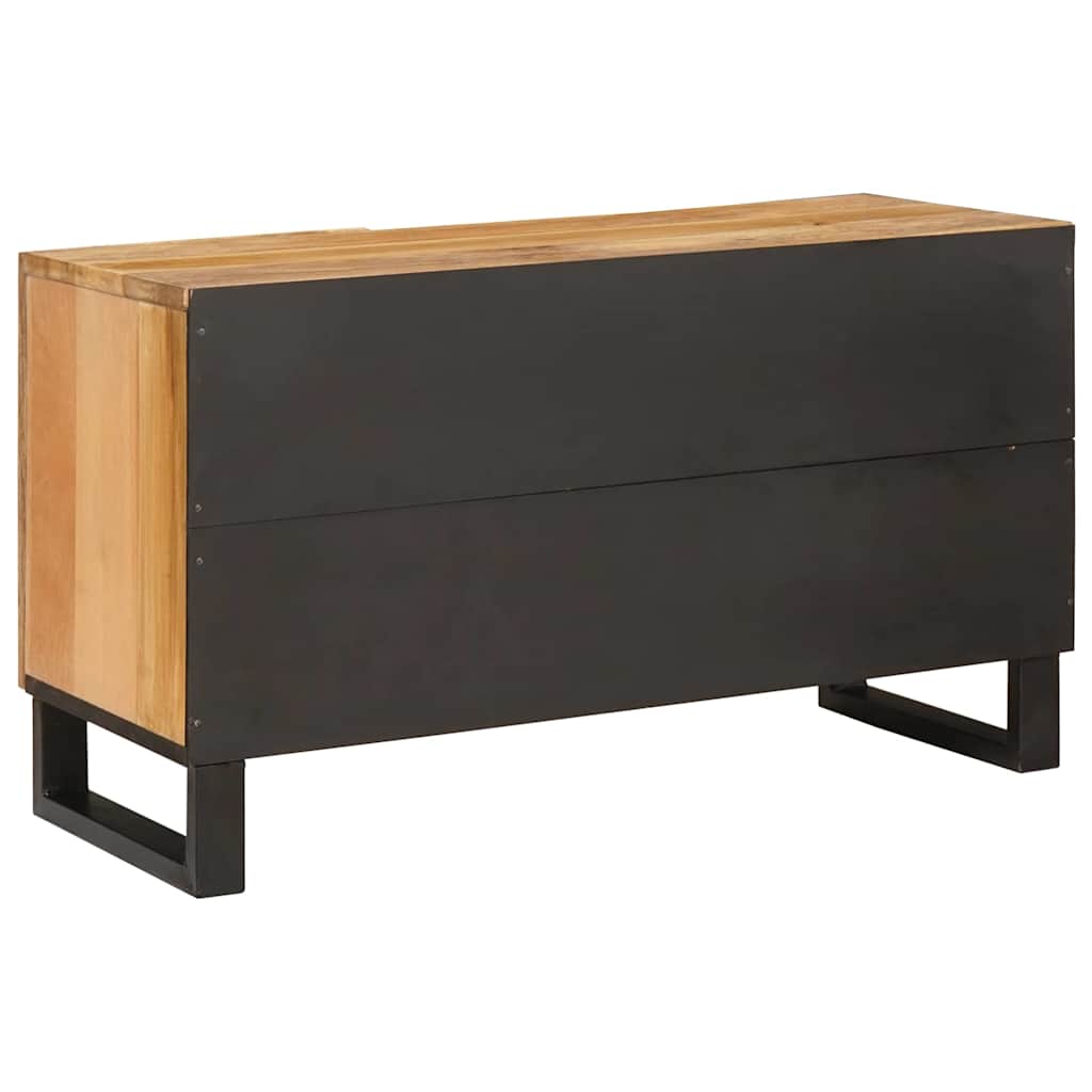 TV-skap med lagring Brun 80 x 33 x 46 cm Massiv mango tre