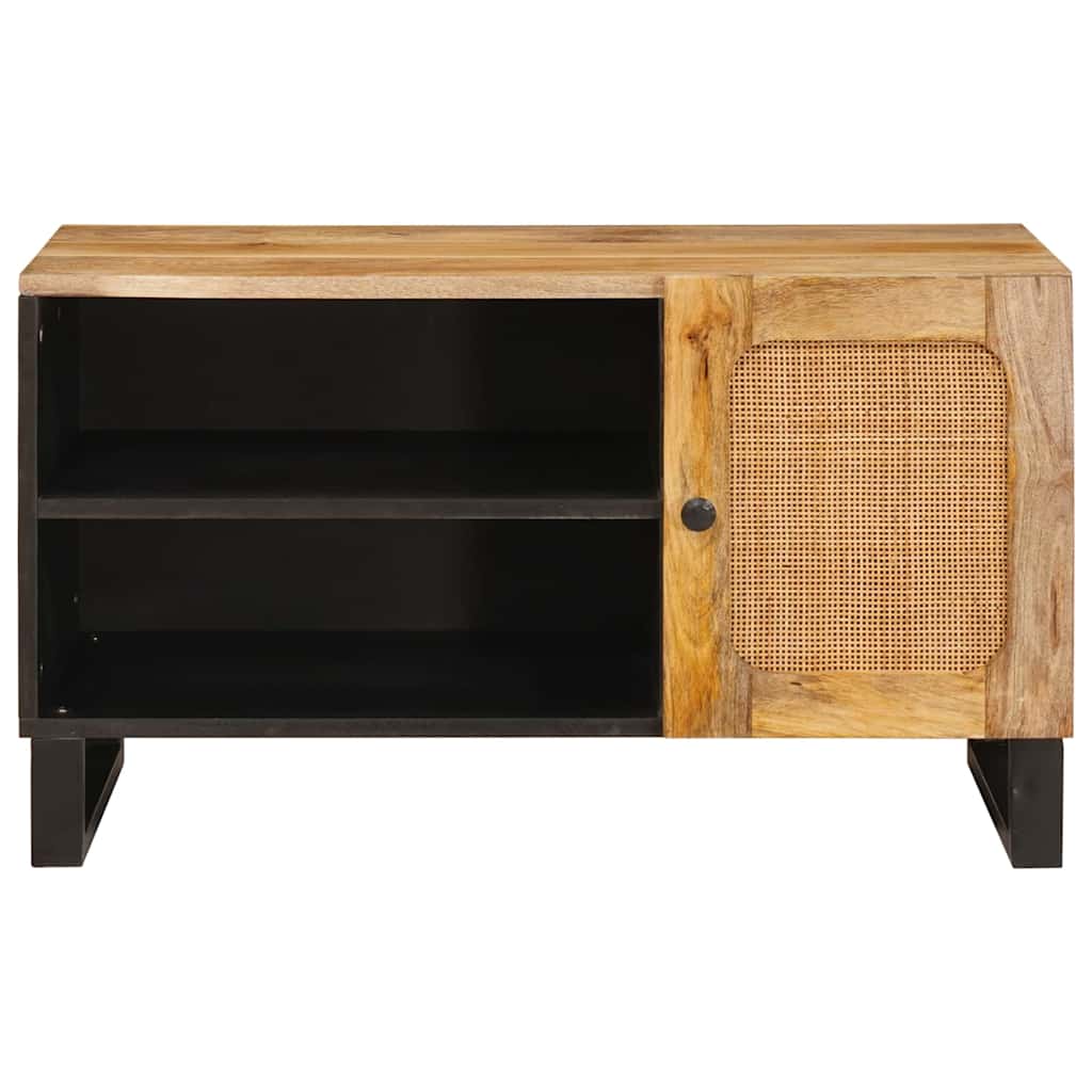 TV-skap med lagring Brun 80 x 33 x 46 cm Massiv mango tre