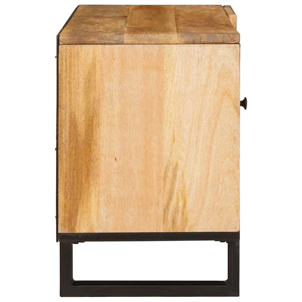 TV-skap med lagring Brun 80 x 33 x 46 cm Massiv mango tre
