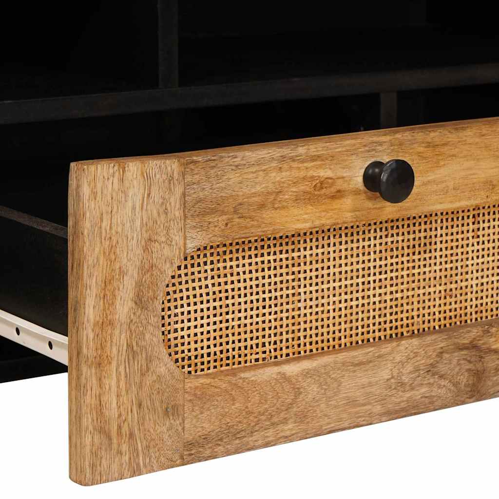 TV-skap med skuff Brun 100 x 33 x 46 cm Massiv mango tre