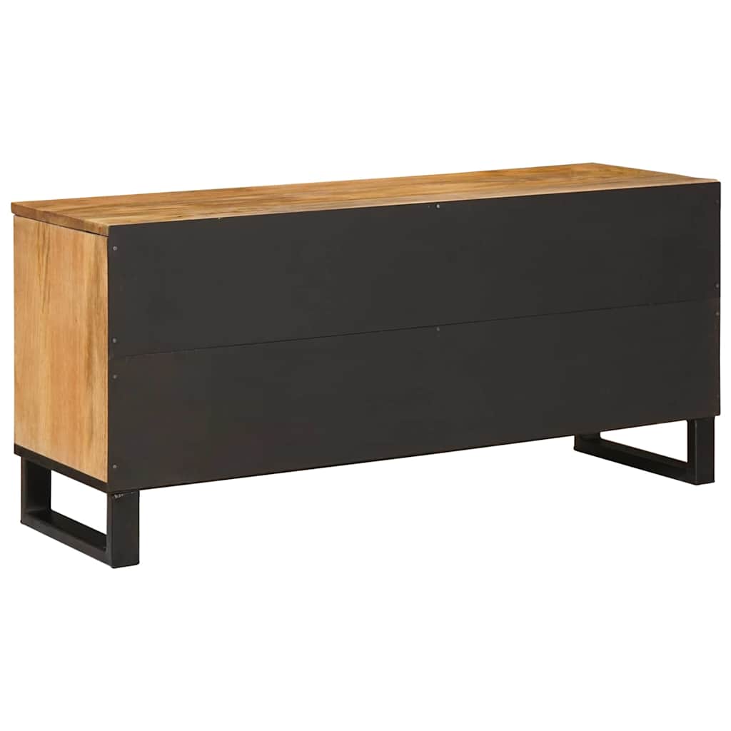 TV-skap med skuff Brun 100 x 33 x 46 cm Massiv mango tre