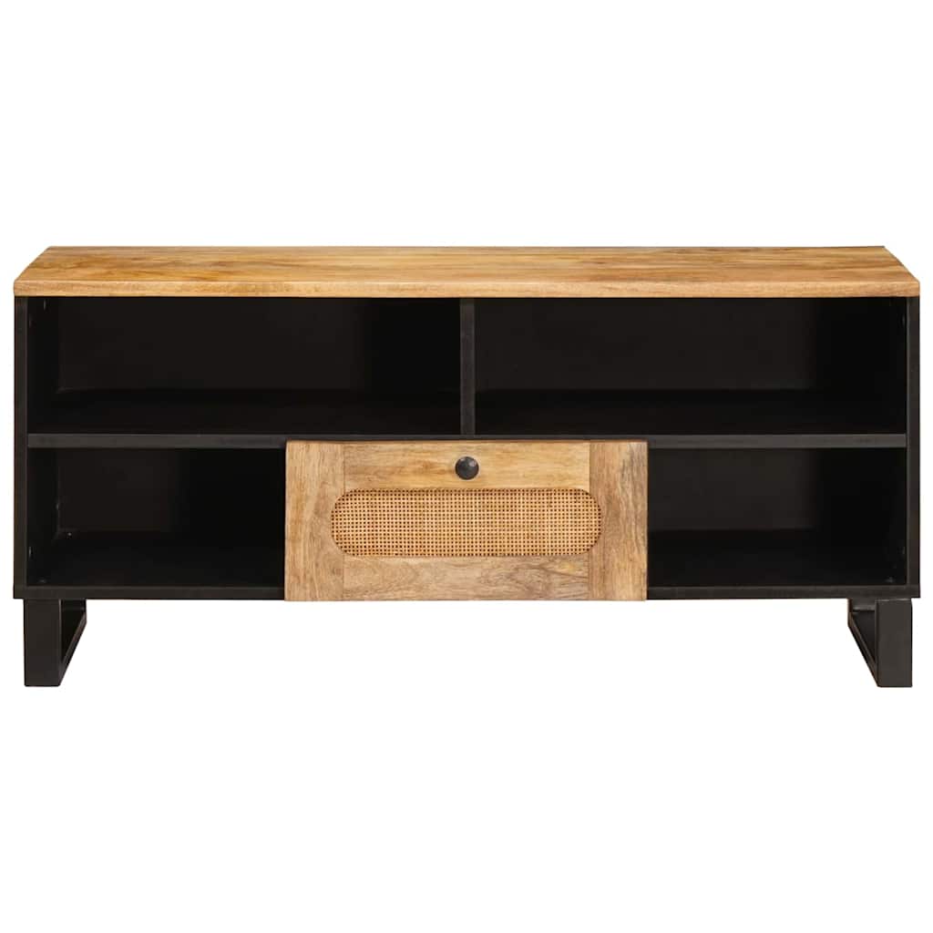 TV-skap med skuff Brun 100 x 33 x 46 cm Massiv mango tre