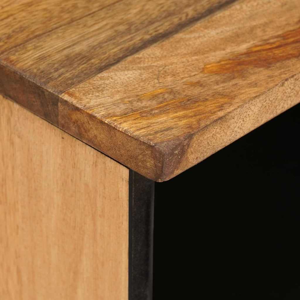 TV-skap med skuff Brun 80 x 33 x 46 cm Massiv mango tre