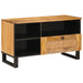 TV-skap med skuff Brun 80 x 33 x 46 cm Massiv mango tre