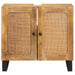 Baderomsvaskeskap med dør Brun 62 x 33 x 58 cm Massiv mango tre