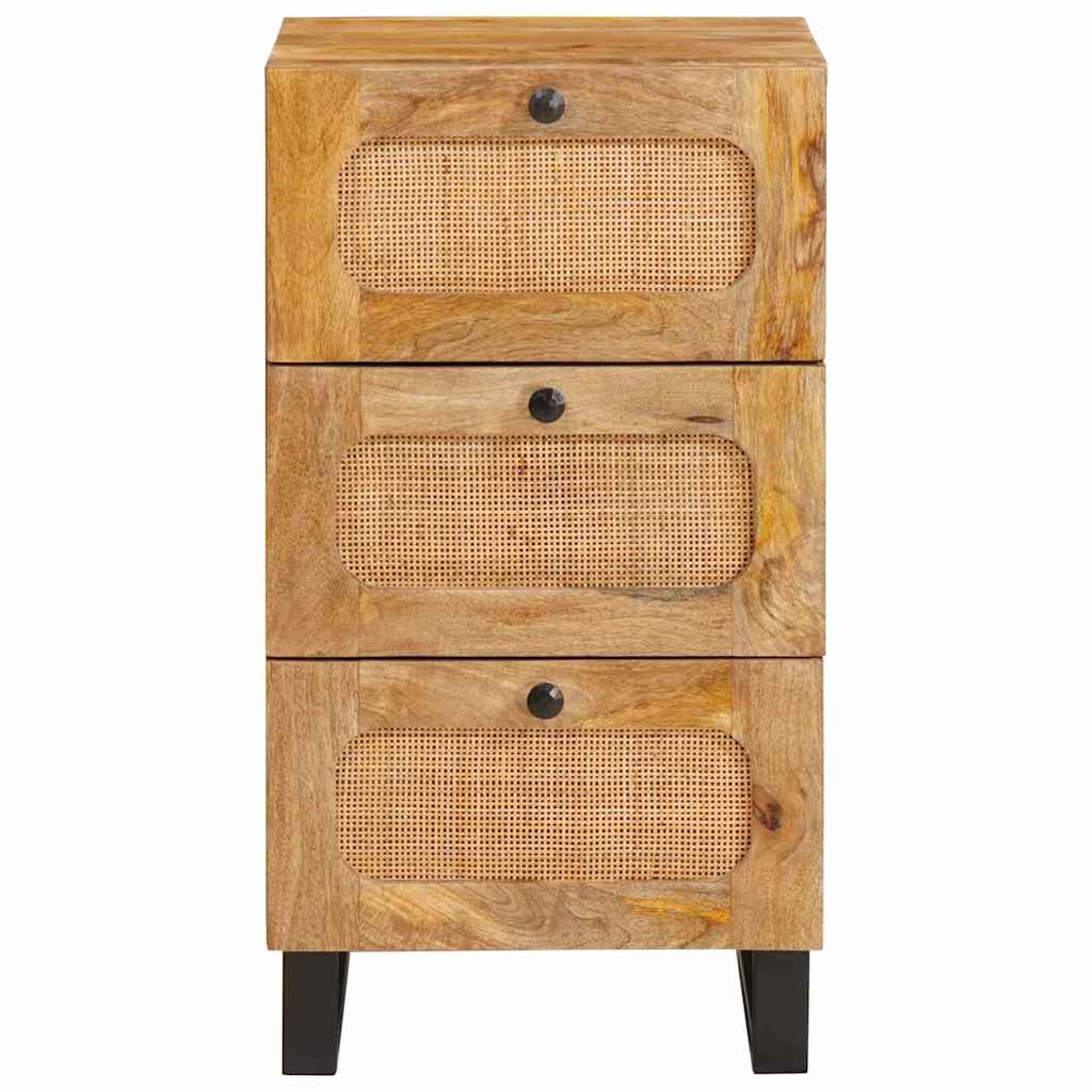 Serviesskap med skuff Brun 40 x 33 x 75 cm Massiv mango tre