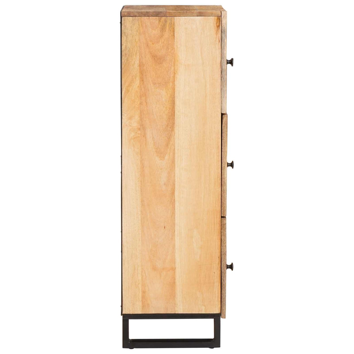 Høyskap med lagring Brun 90 x 33 x 75 cm Massiv mango tre