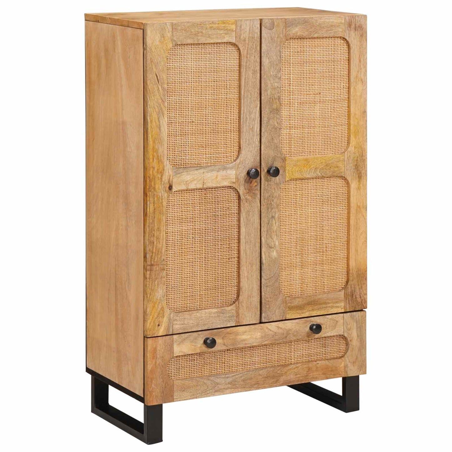 Høyskap med skuff Brun 40 x 33 x 110 cm Massiv mango tre