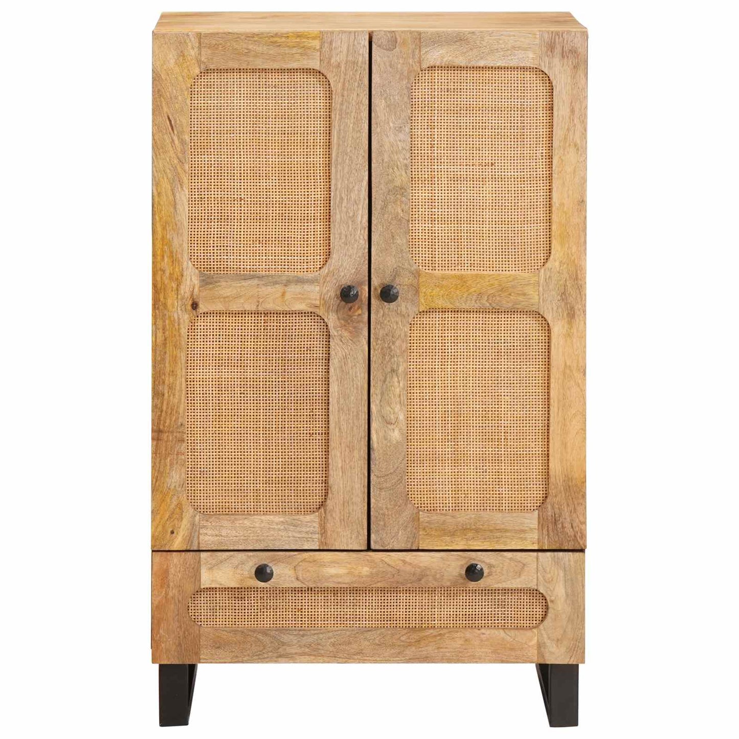 Høyskap med skuff Brun 40 x 33 x 110 cm Massiv mango tre