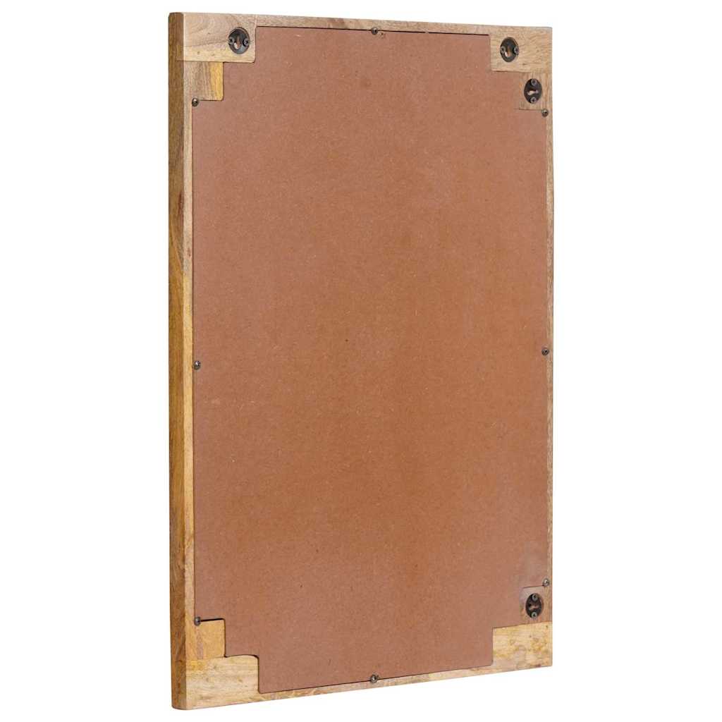 Baderomsspeil med speil Brun 50 x 2,5 x 70 cm Massiv mango tre