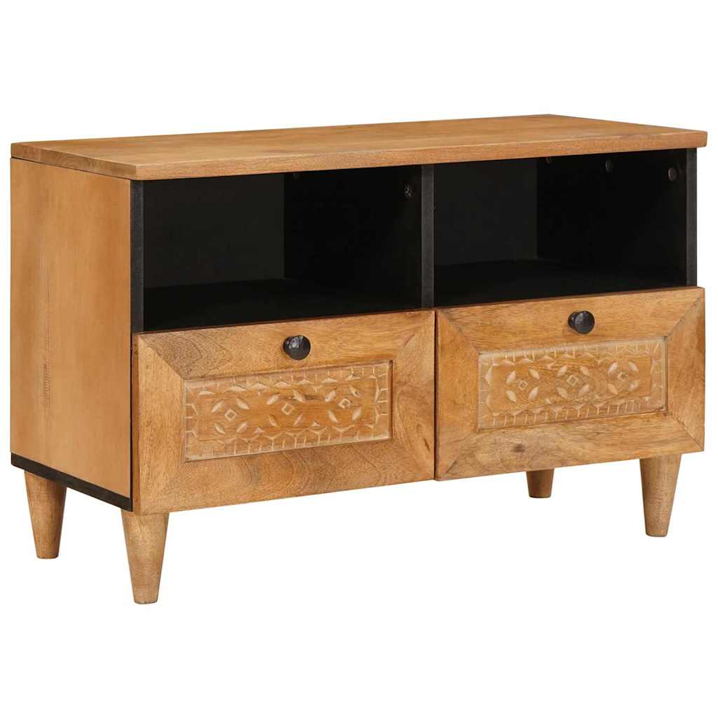 TV Enheter med skuff Lys Brun 70 x 33 x 46 cm Konstruert tre