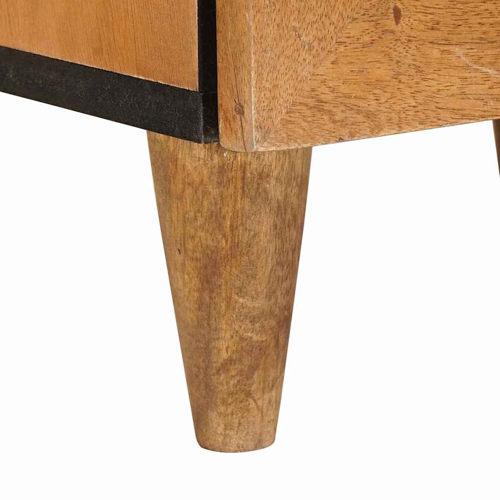Nattbordskap 2 stk. Lys Brun 40 x 33 x 46 cm Konstruert tre