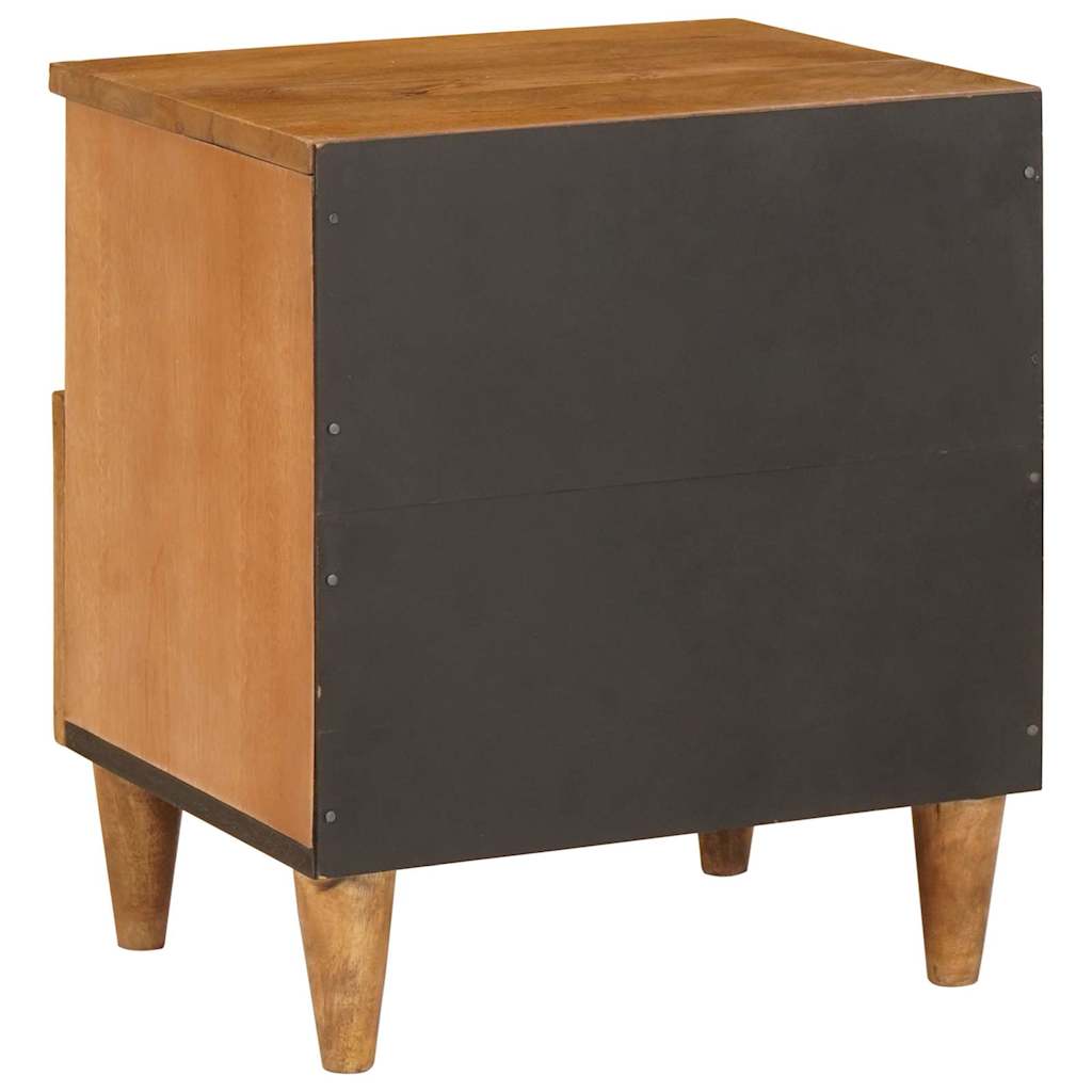 Nattbordskap 2 stk. Lys Brun 40 x 33 x 46 cm Konstruert tre