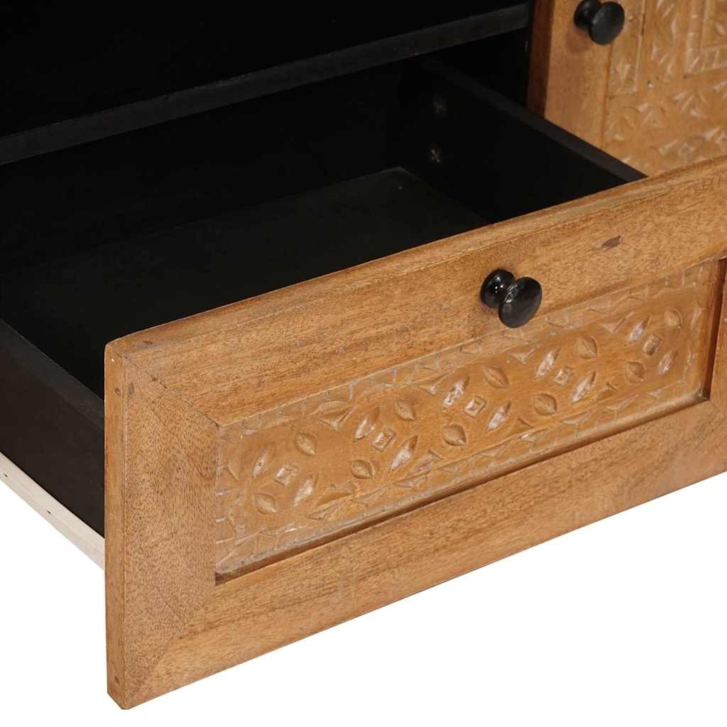 TV Enheter med skuff Lys Brun 105 x 33 x 46 cm Konstruert tre