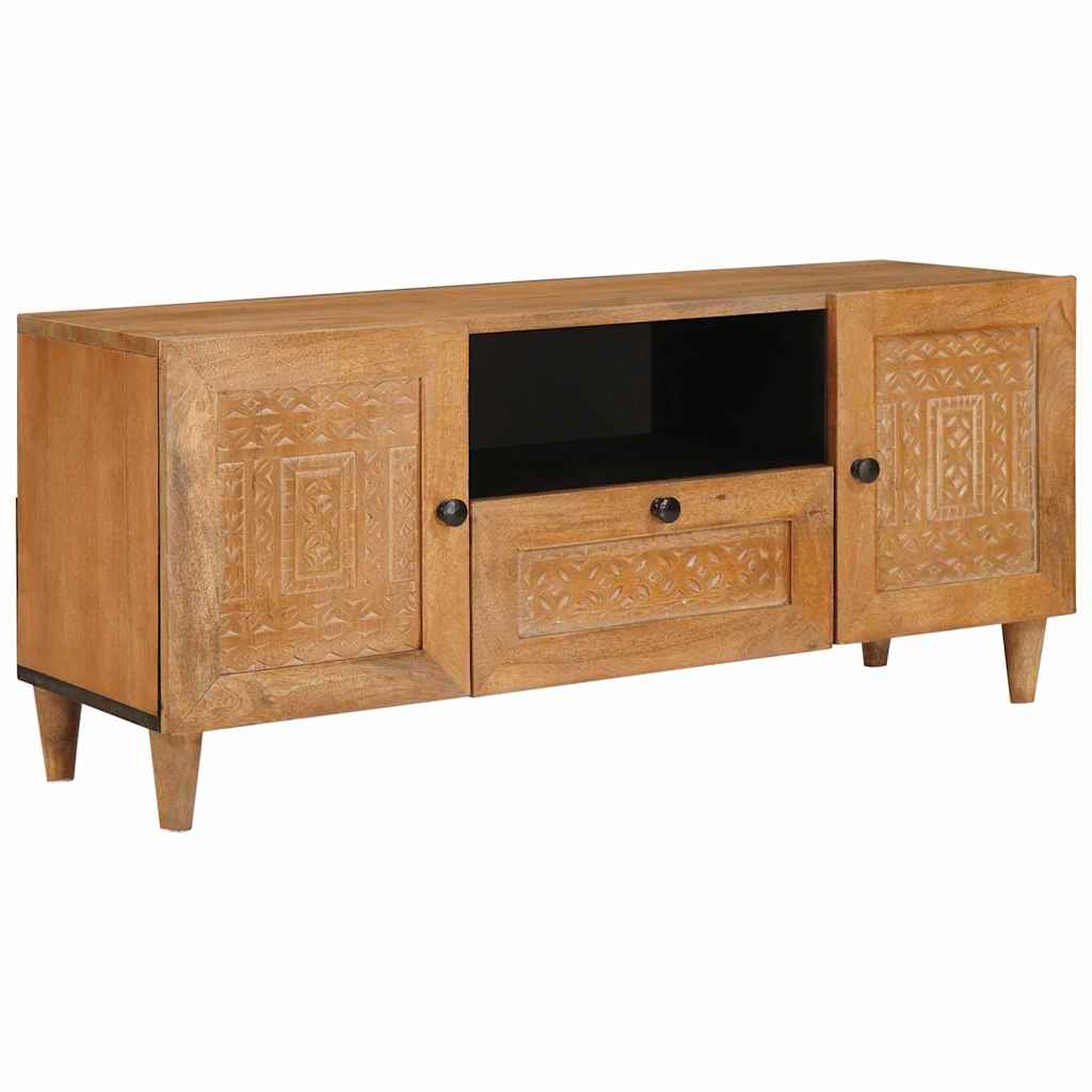 TV Enheter med skuff Lys Brun 105 x 33 x 46 cm Konstruert tre