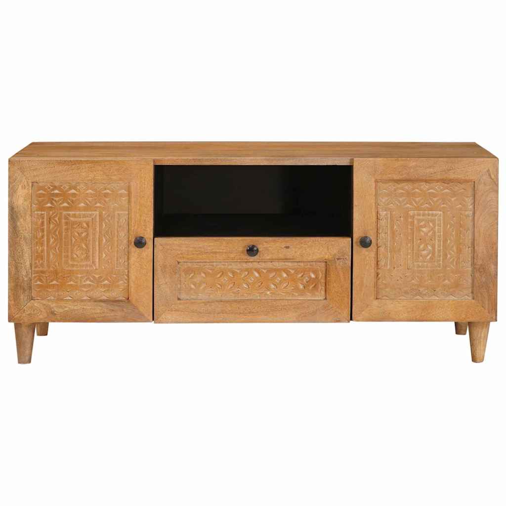 TV Enheter med skuff Lys Brun 105 x 33 x 46 cm Konstruert tre