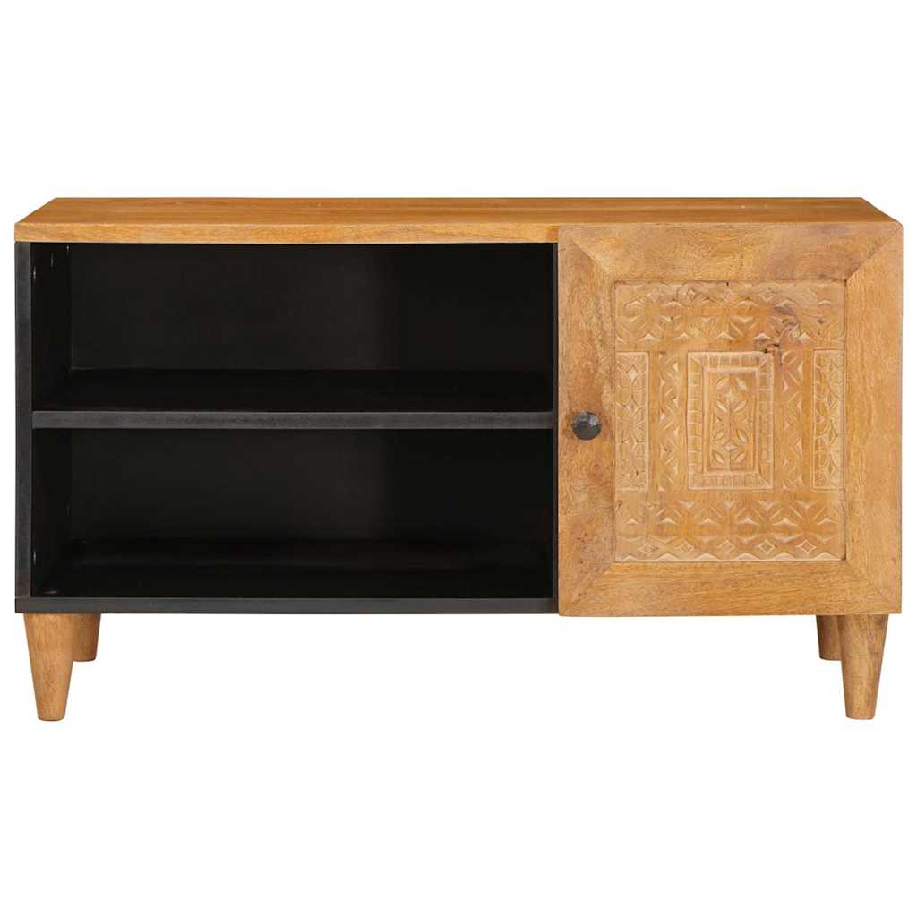 TV Enheter med hylle Lys Brun 80 x 33 x 46 cm Konstruert tre