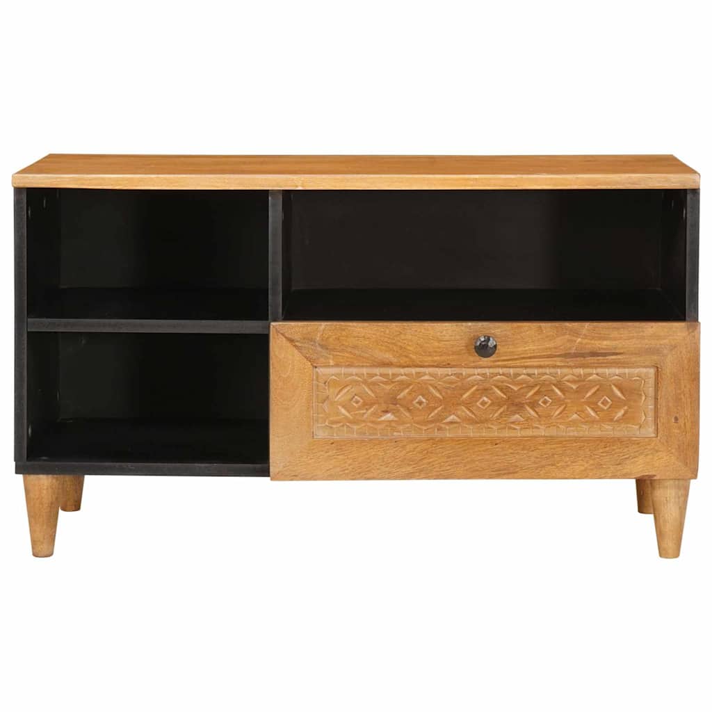 TV-skap med skuff med hylle 80 x 33 x 46 cm Massiv mango tre