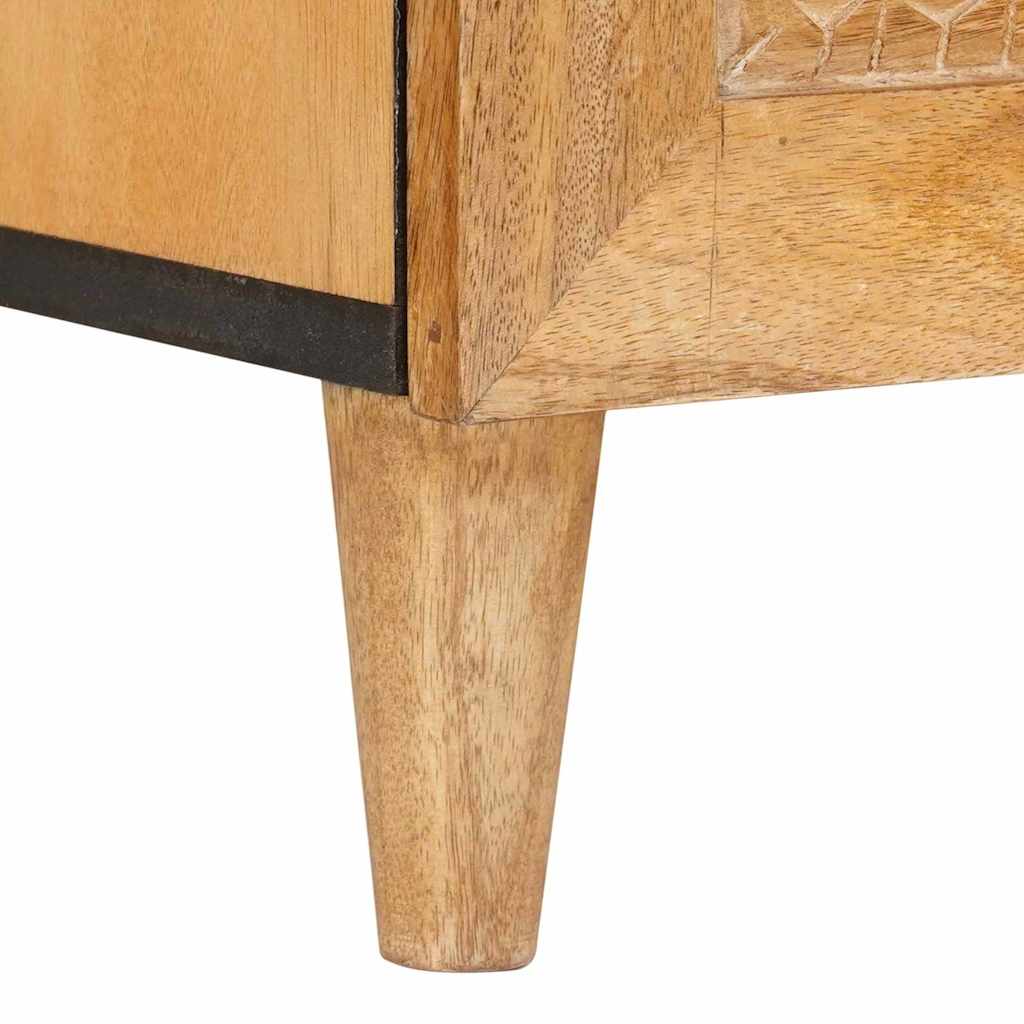 TV-skap med skuff med hylle 100 x 33 x 46 cm Massiv mango tre