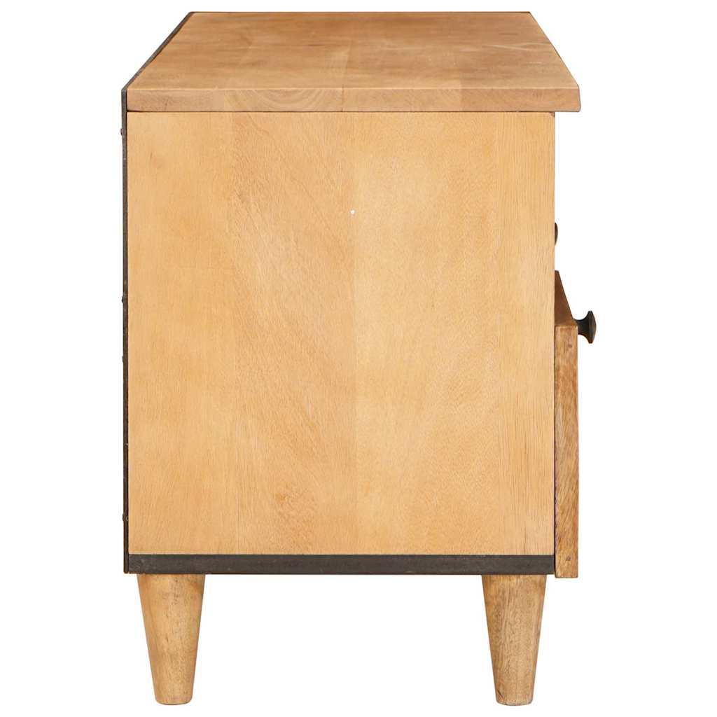 TV-skap med skuff med hylle 100 x 33 x 46 cm Massiv mango tre