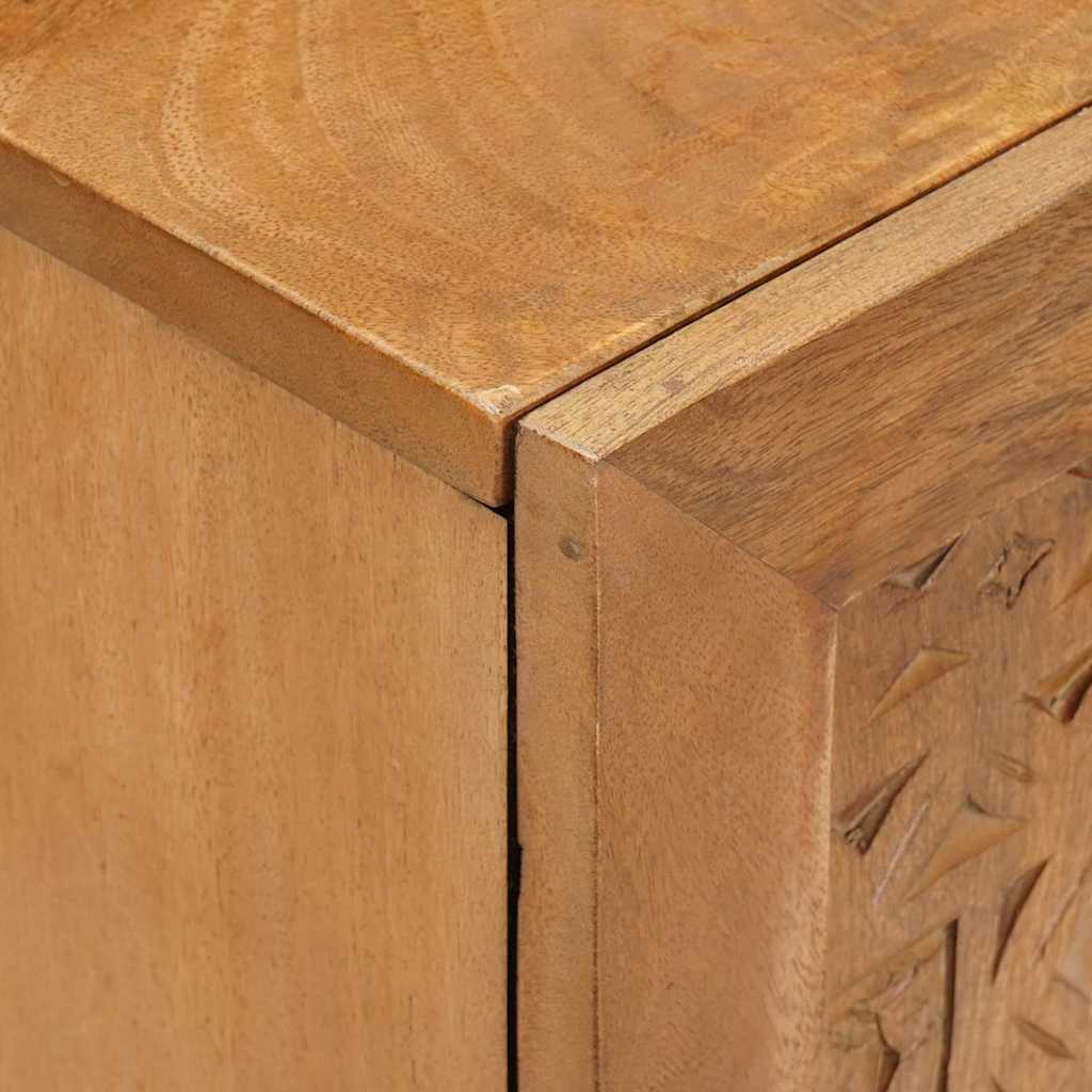 Baderomsskap Lysebrun 38 x 33.5 x 160 cm Massiv mangotre