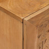 Baderomsskap Lysebrun 38 x 33.5 x 160 cm Massiv mangotre