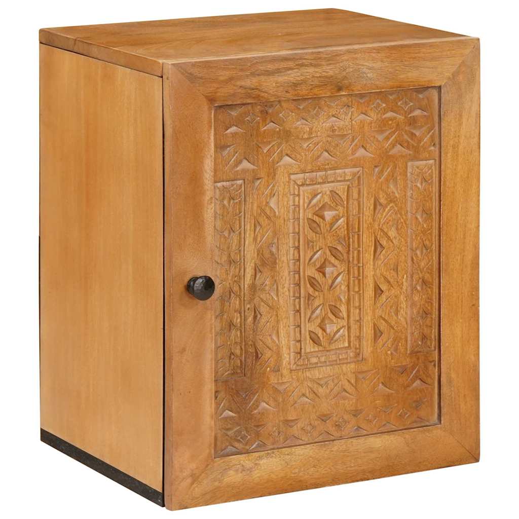 Baderomsskap Lysebrun 38 x 33.5 x 160 cm Massiv mangotre
