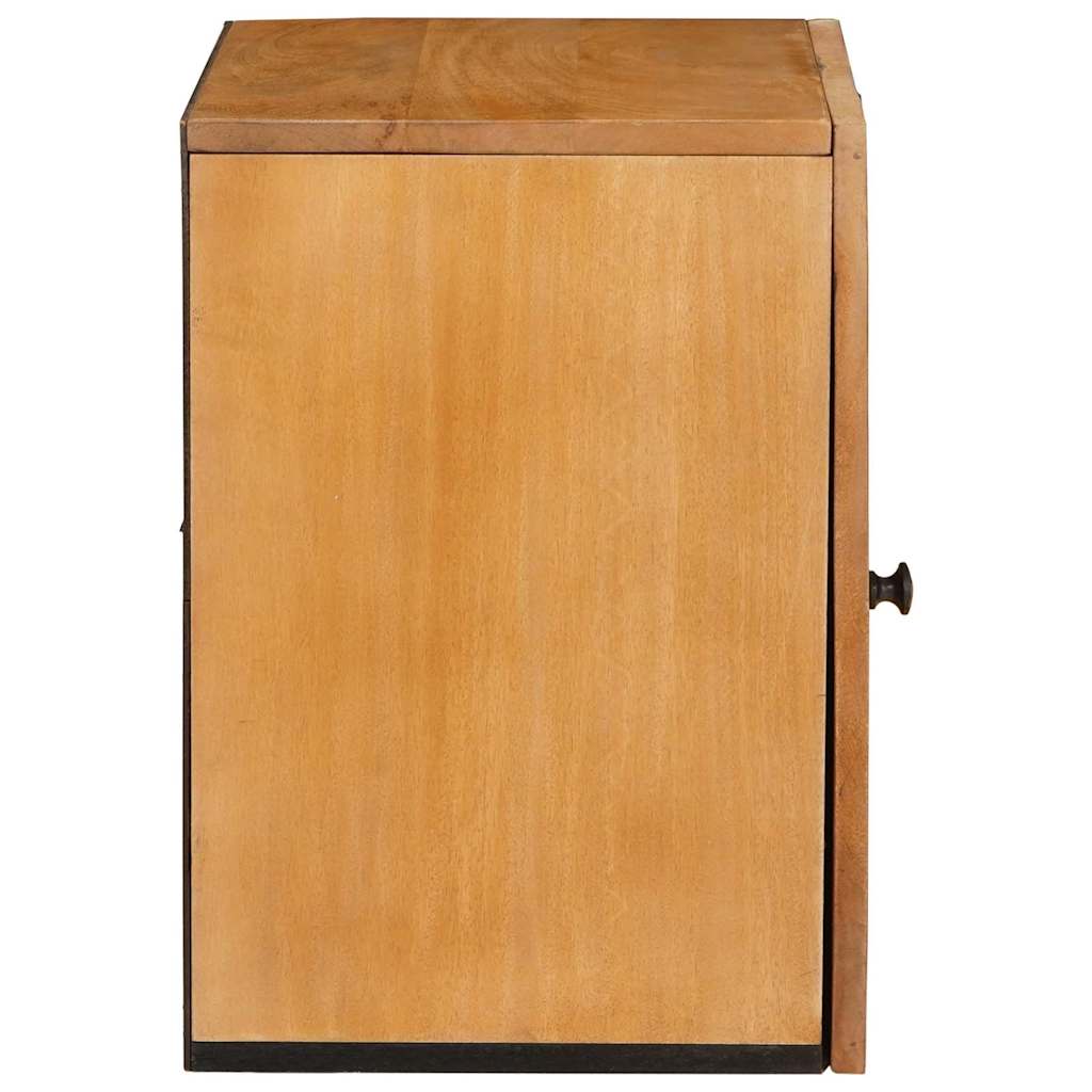 Baderomsskap Lysebrun 38 x 33.5 x 160 cm Massiv mangotre