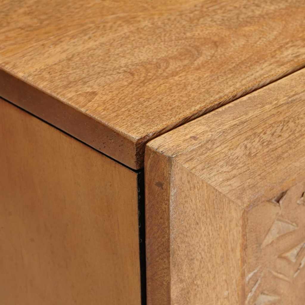 Baderomsskap Lysebrun 38 x 33.5 x 160 cm Massiv mangotre